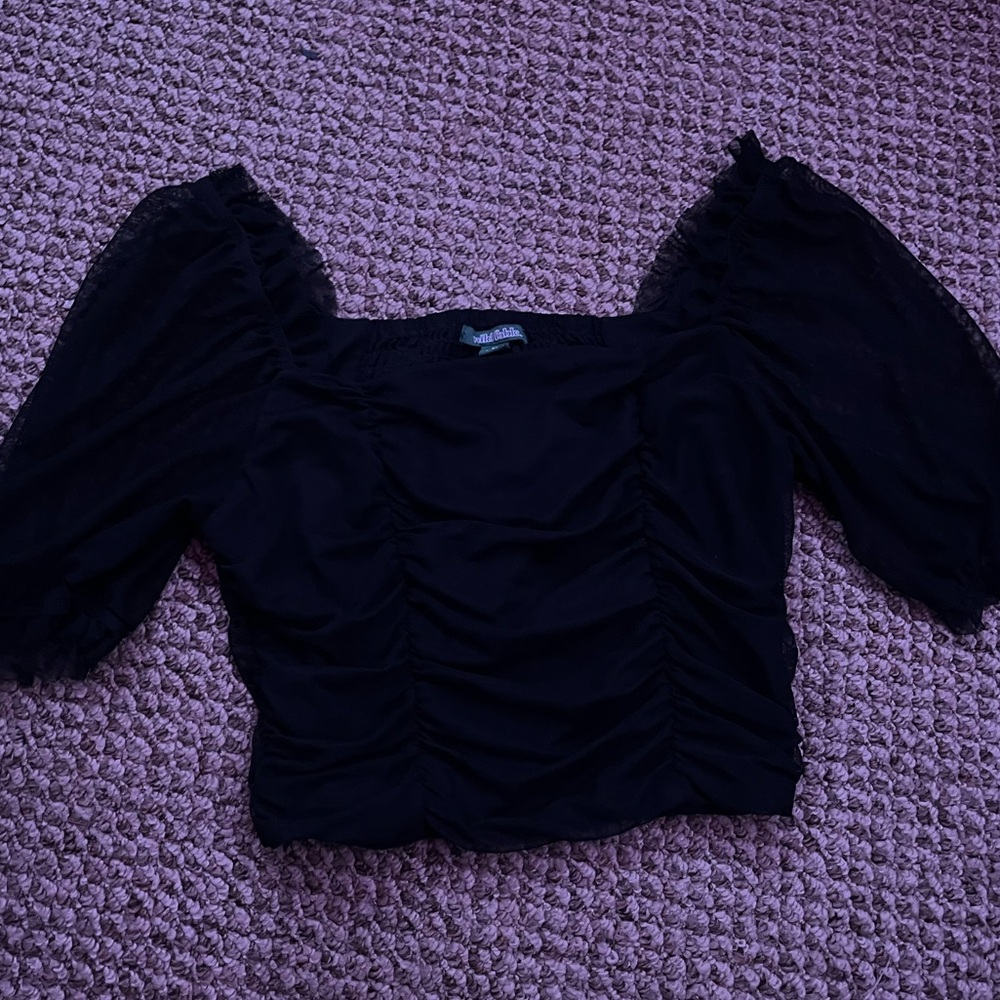 Wild Fable Mesh Crop Top XS